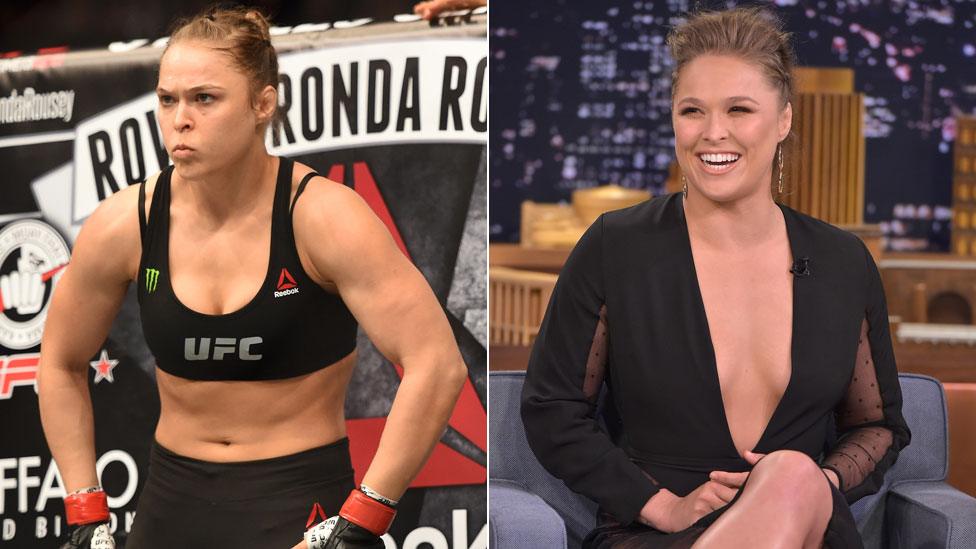 Ronda Rousey in and out of the ring in 2015