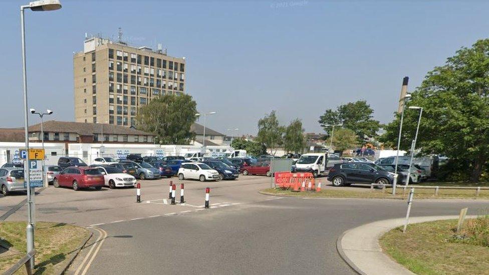 Maternity block at Ipswich Hospital