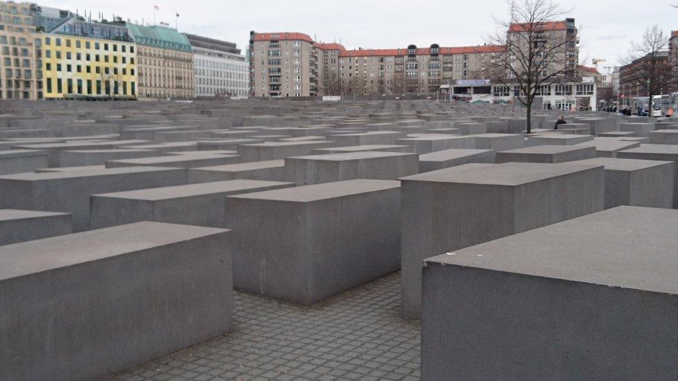 The Memorial to the Murdered Jews of Europe, also known as the Holocaust Memorial, Berlin