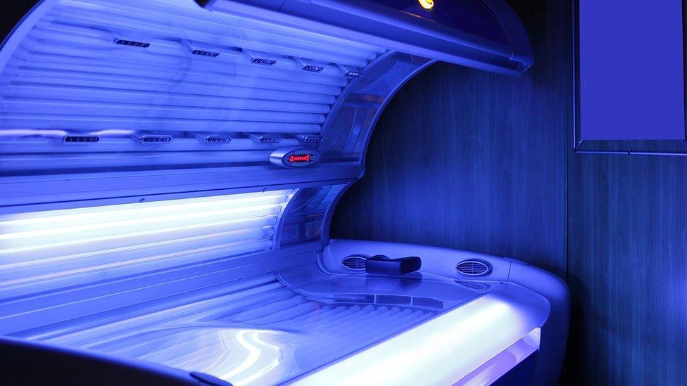 A sunbed