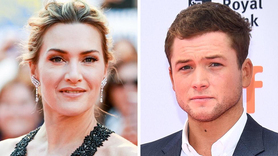 Kate Winslet and Taron Egerton