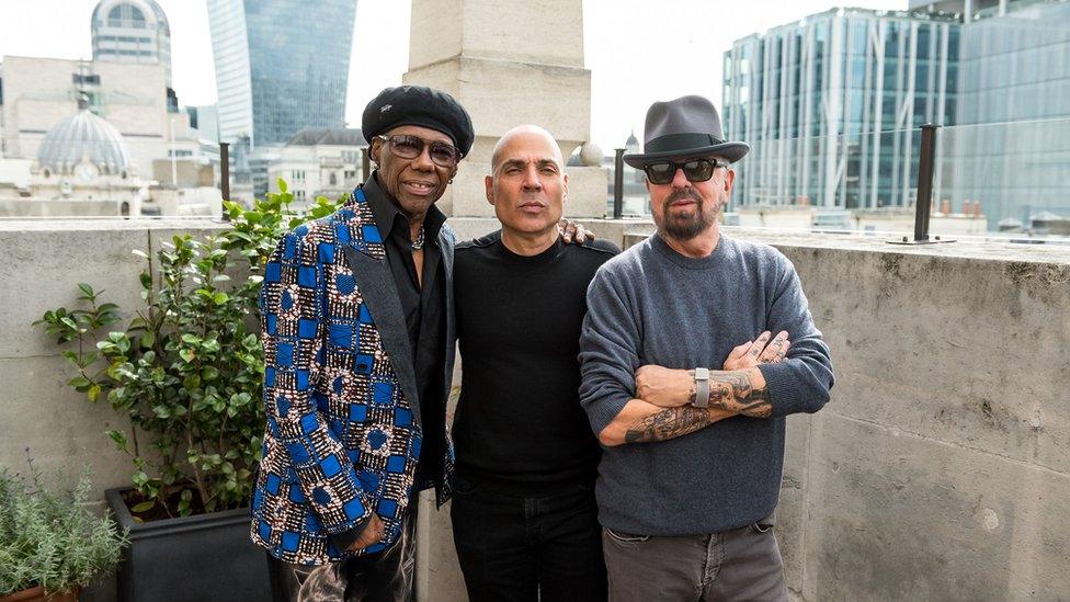 Merck Mercuriadis, Nile Rodgers and Dave Stewart