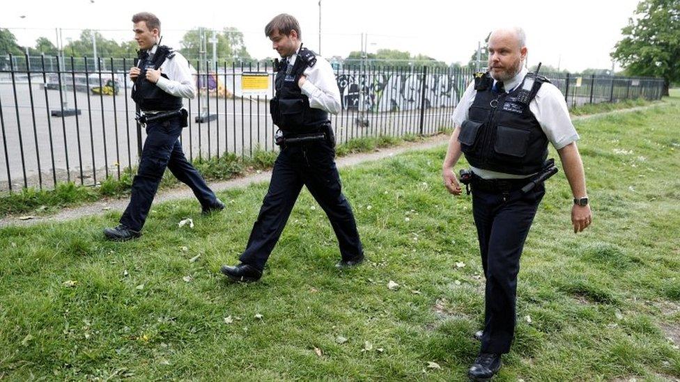 Met Police officers