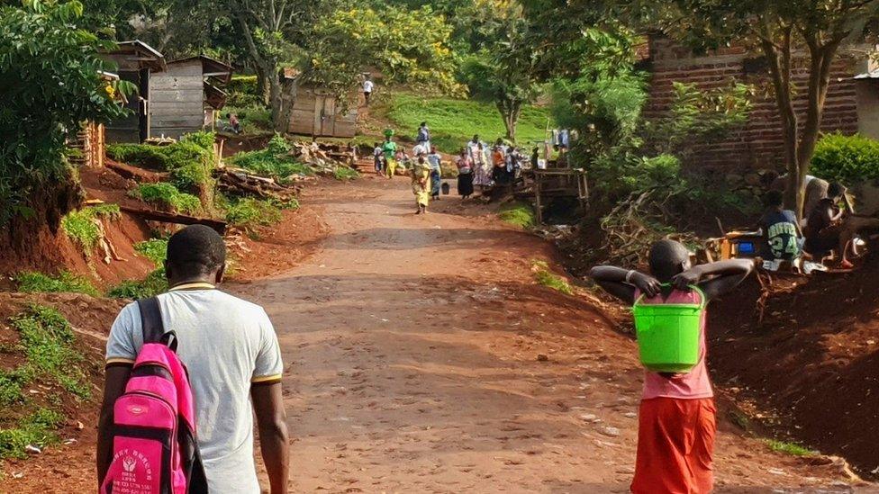 A street in DR Congo