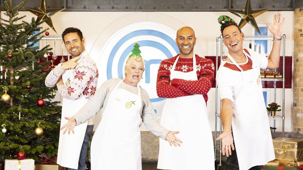 Spencer Matthews, Crissy Rock, Amar Latif and Craig Revel Horwood