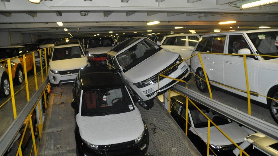 Cargo on board Hoegh Osaka