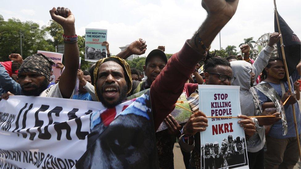 Papuans demonstrate in Jakarta