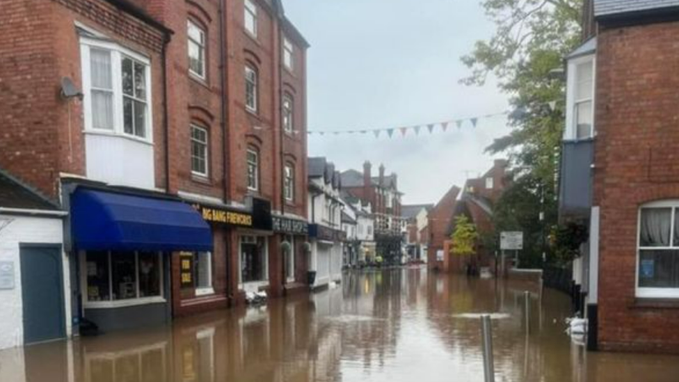 Tenbury town centre