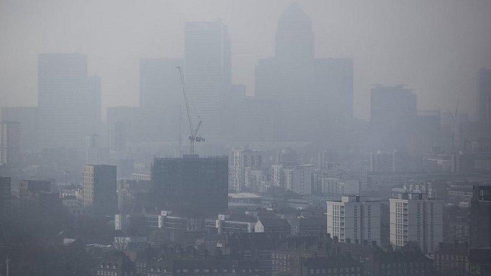 Air pollution in central London