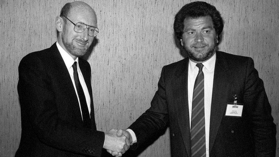 Clive Sinclair and Alan Sugar