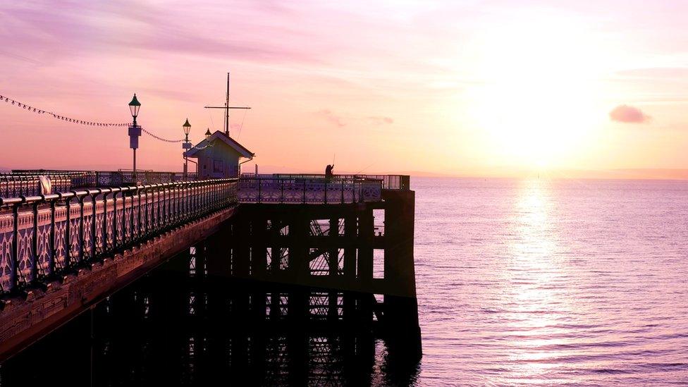 Early morning on Penarth Pier, taken by Thomas Clode