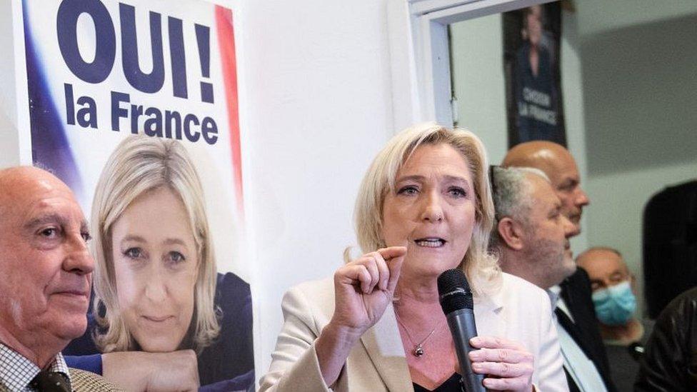 Marine Le Pen, 15 Oct 21