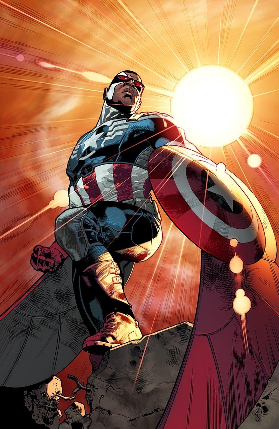 Cover of All New Captain America, by Stuart Immonen