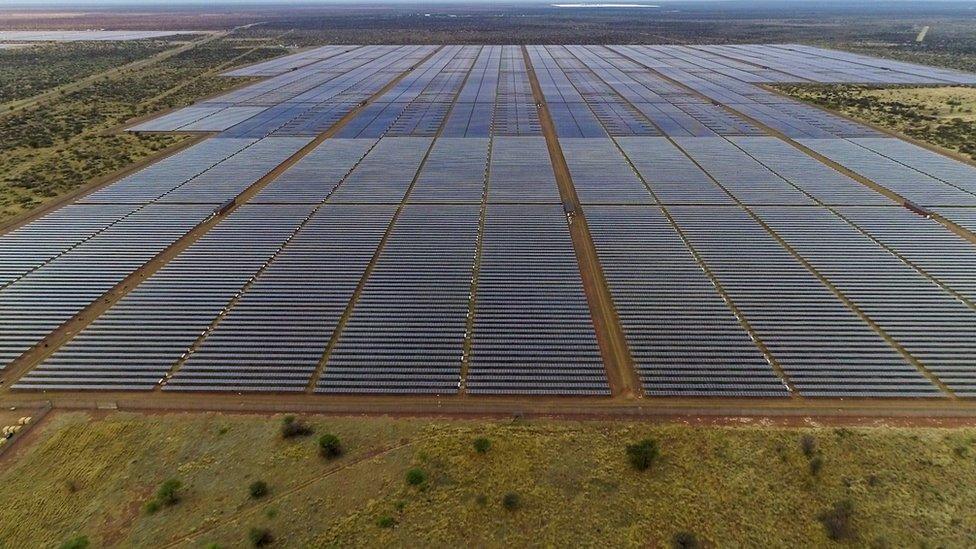 The 75 megawatt Kathu plant in South Africa's Northern Cape.