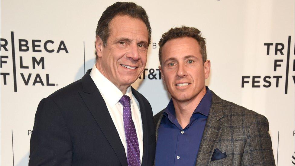 Andrew (left) and Chris Cuomo seen at a film premiere in 2018