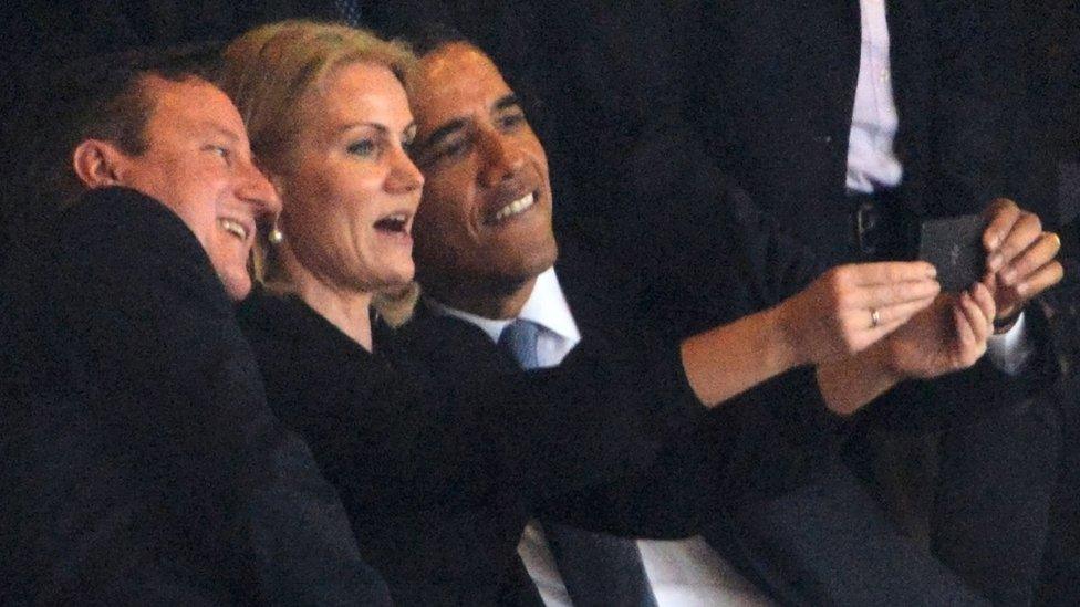 David Cameron, Helle Thorning Schmidt, Barack Obama