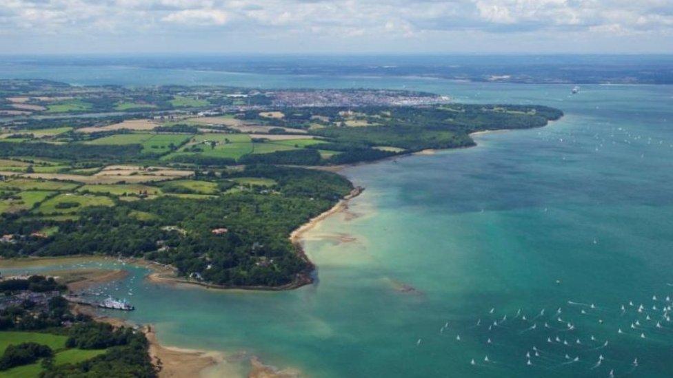 The Solent and Hampshire coastline