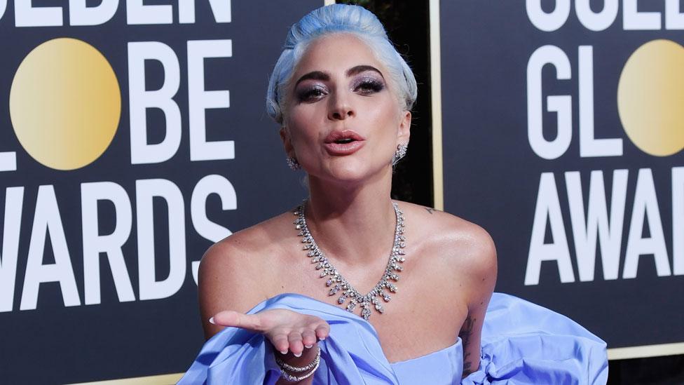 Lady Gaga at the Golden Globes