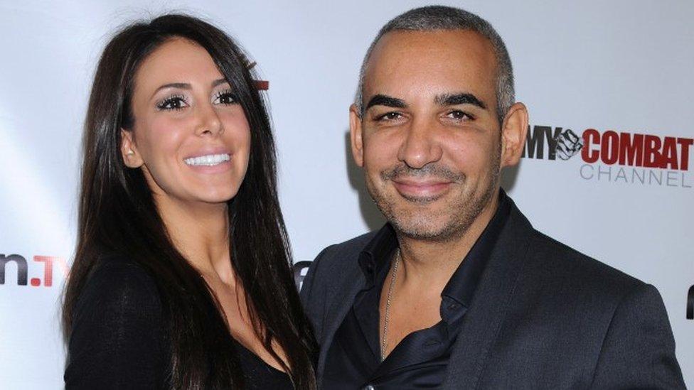 Alki David and wife Jennifer Stano