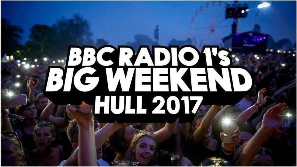 Radio 1 Big Weekend advert