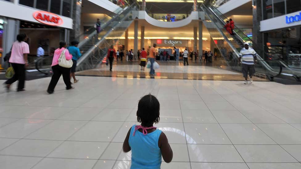 Shopping mall in Soweto