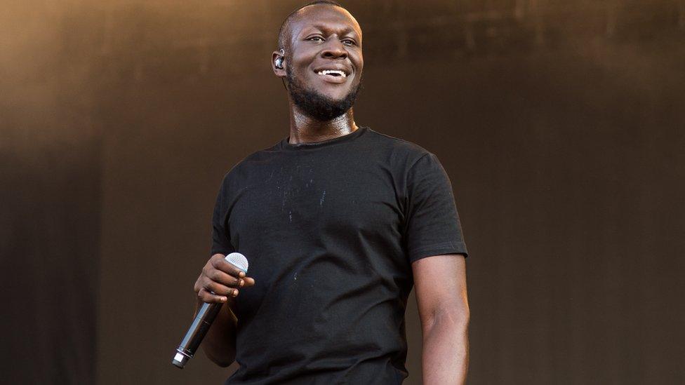 Stormzy on stage