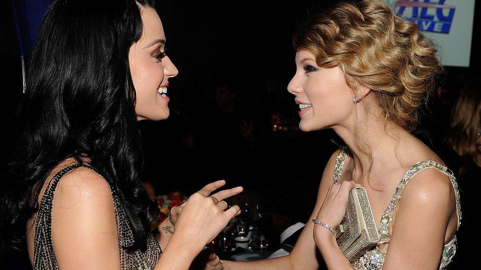 Katy Perry and Taylor Swift in 2010