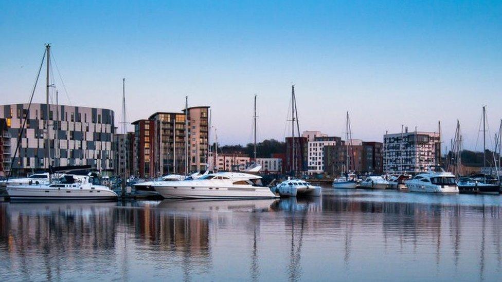 Ipswich's waterfront