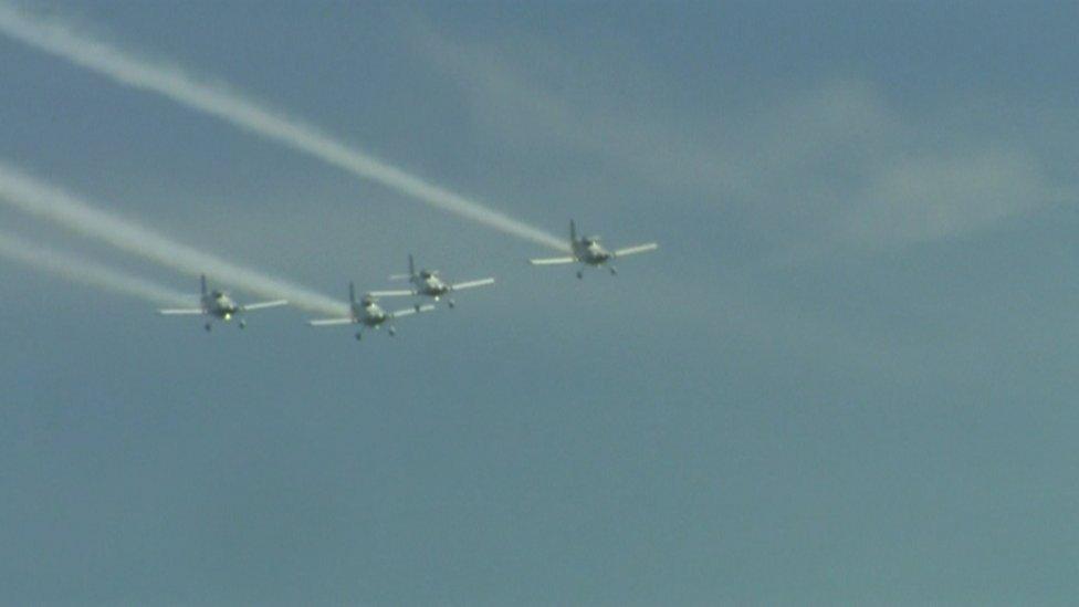 Team Raven aerobatic display