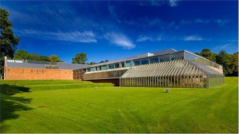 The Burrell Collection building in Pollok Park