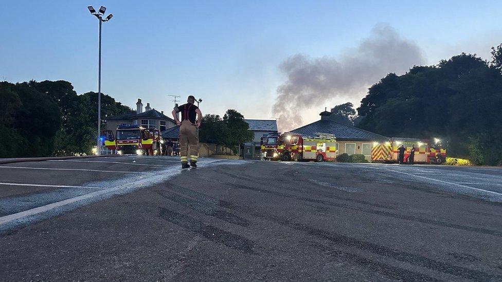 Fire at Riverhills Health Club in Bramford Road, Ipswich