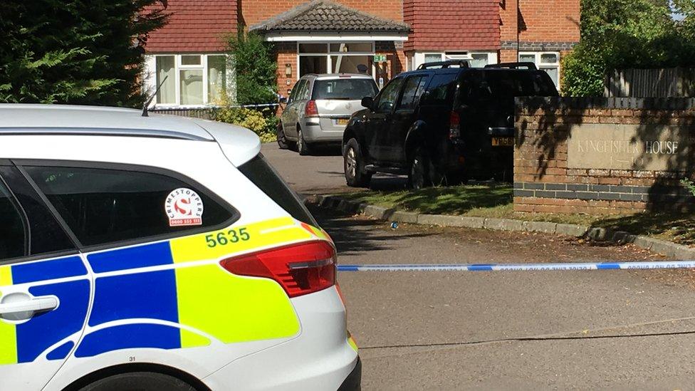 Basingstoke murder scene