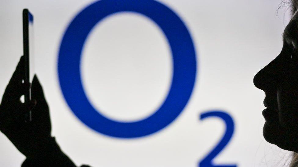 O2 logo stock image