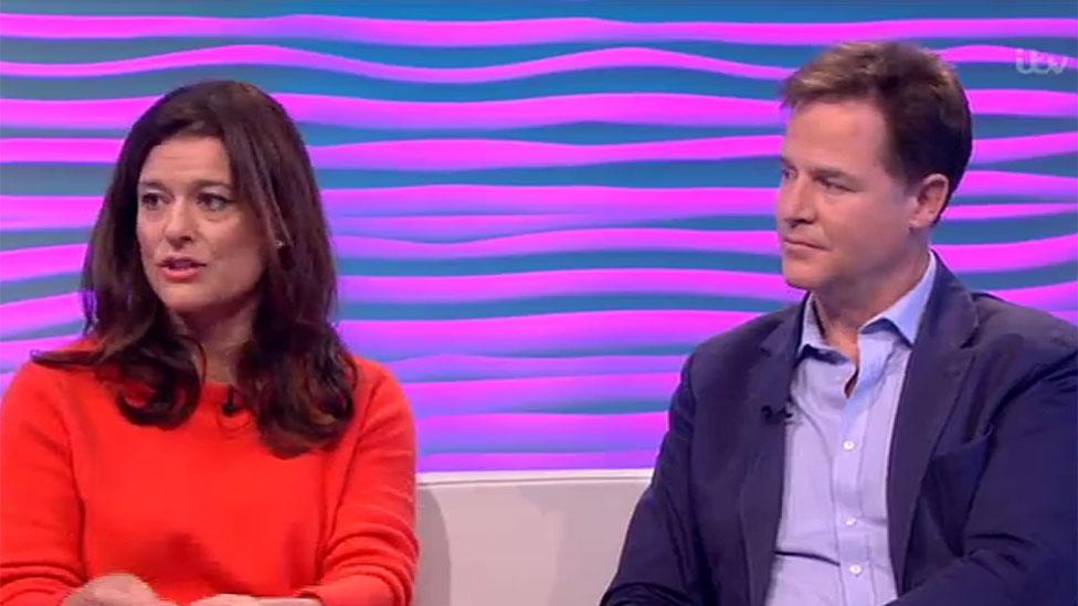 Miriam Gonzalez Durantez and Nick Clegg