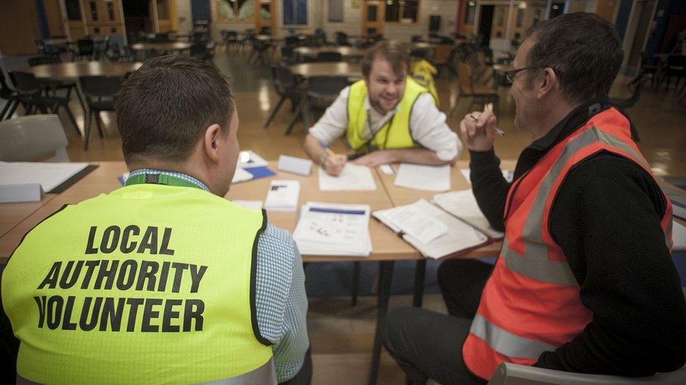 Volunteers at Tendring Education Centre in Clacton