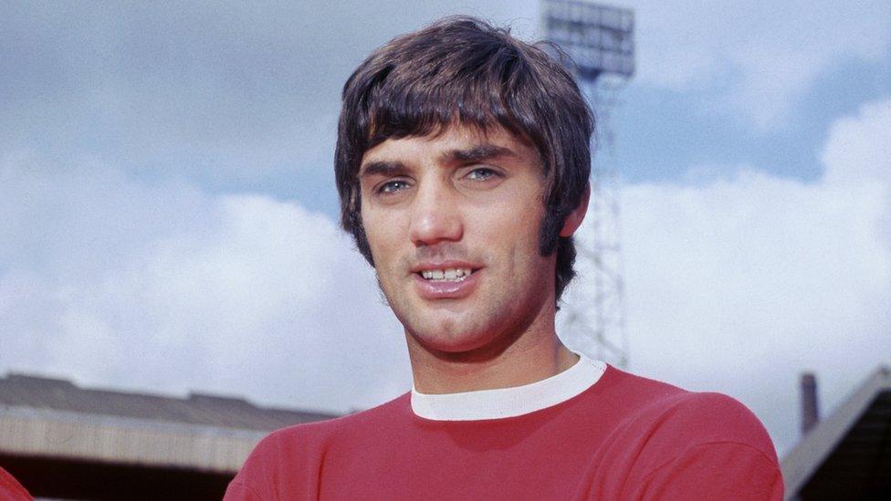 George Best in the football days