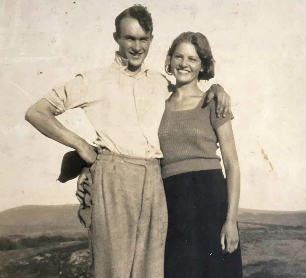 Guy with his wife Peggy