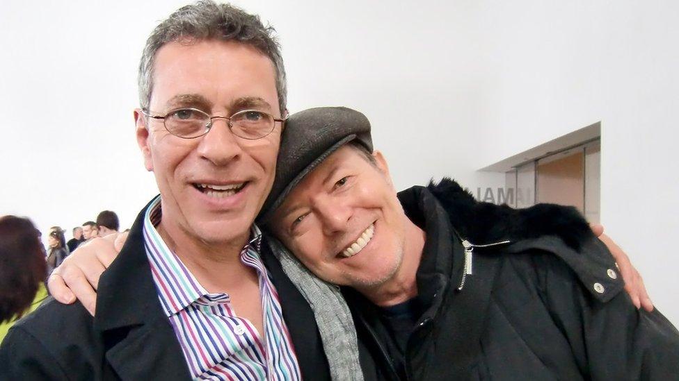 Geoff MacCormack and David Bowie