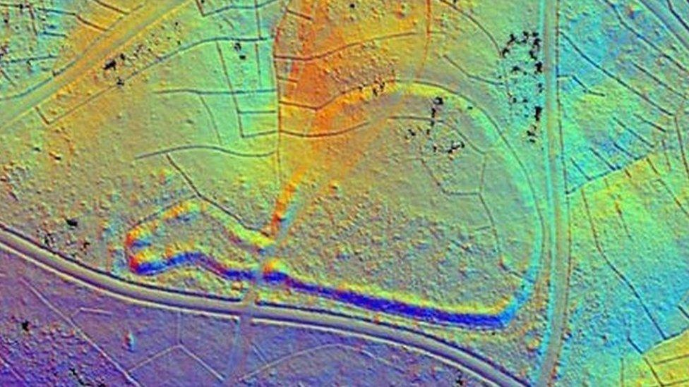 Iron Age hill fort near Brockenhurst