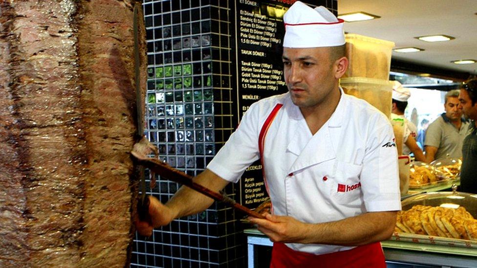 Doner kebab outlet in Ankara, 10 Jul 12