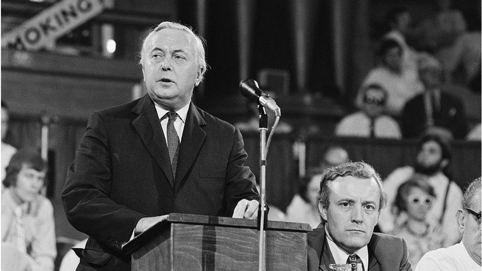 Prime Minister Harold Wilson