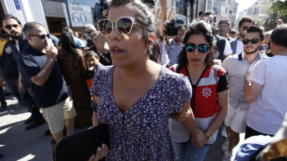 Participants of the Istanbul LGBT Pride Parade