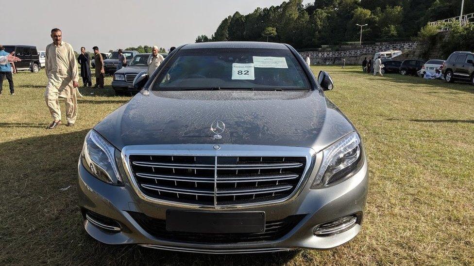 Mercedes on sale at the government auction