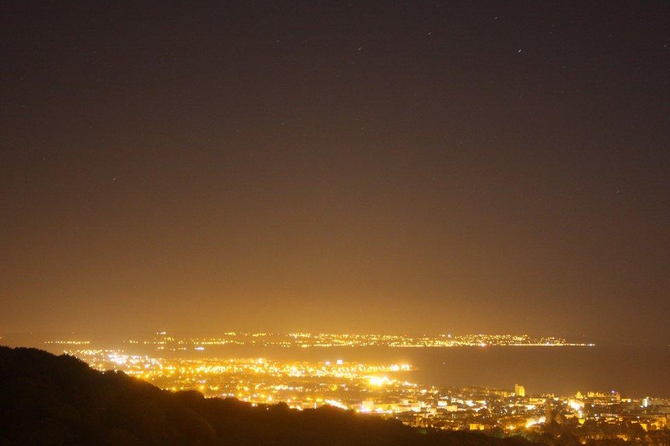 Eastbourne light pollution