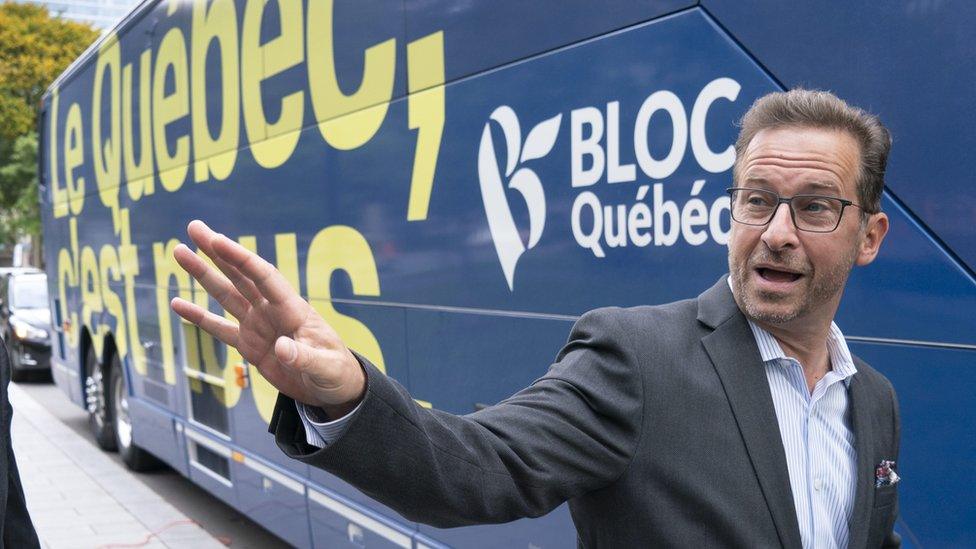 Bloc Quebecois leader Yves-Francois Blanchet