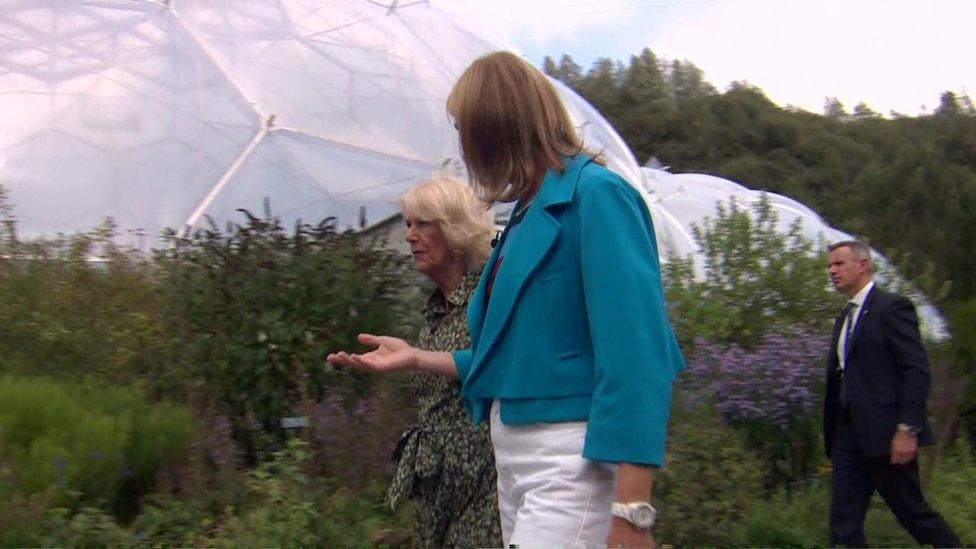 Duchess of Cornwall and Fiona Bruce