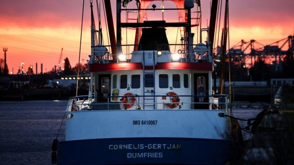 British trawler in Le Havre