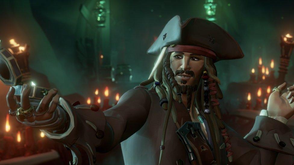 Jack Sparrow in Sea of Thieves