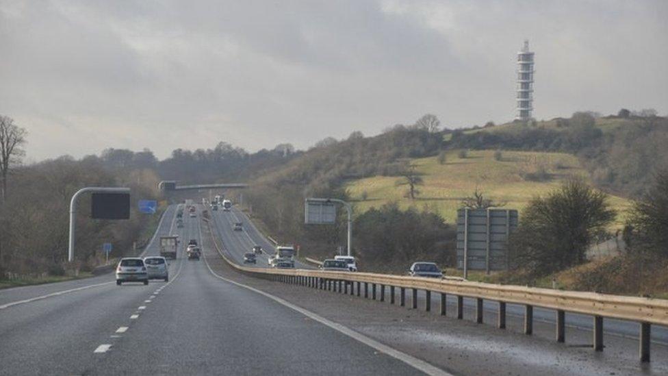 M32 near Bristol