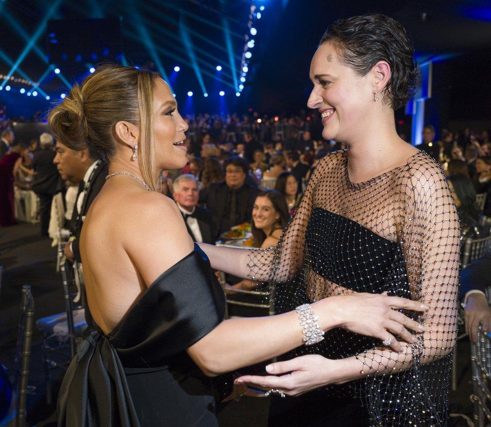 Jennifer Lopez and Phoebe Waller-Bridge